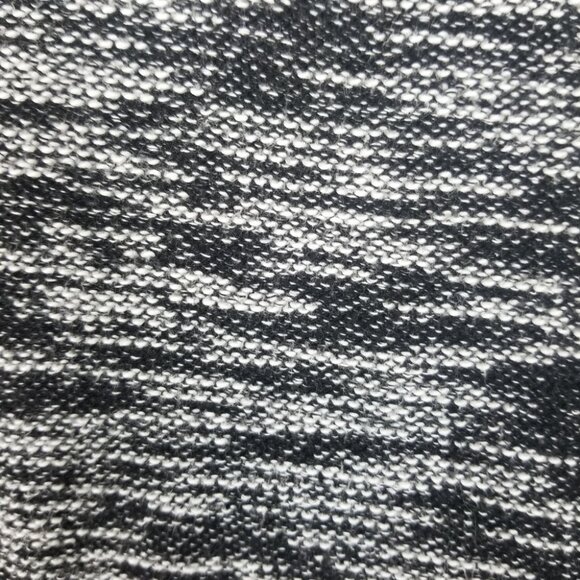 Old Navy 3/4 Sleeve Black & White Marled Dress Medium Thick Knit Tweed Like - Picture 4 of 7